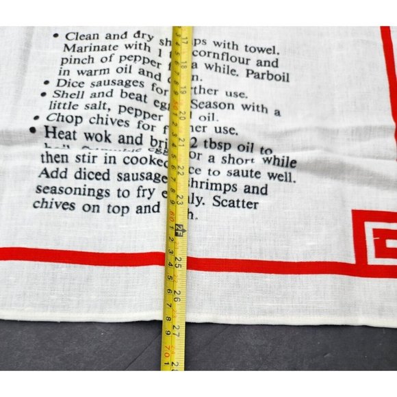 Recipe Tea Towel Fried Rice with Shrimp and Sausages Asian Chinese - Picture 6 of 6